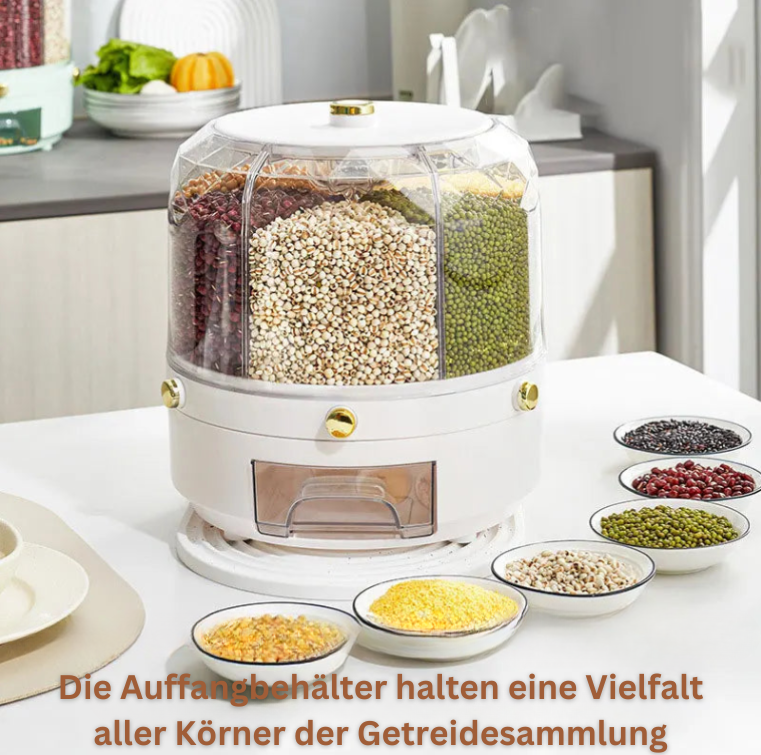FreshTower – 360° drehbarer Aufbewahrungsspender für Ordnung & Frische