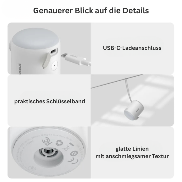 AirBlaze+ Leistungsstarke Luftpumpe mit Energie & Lichtpower