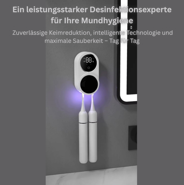 SteriBrush+ Automatischer tragbarer Zahnbürstensterilisator – UV-Desinfektion für hygienische Zahnpflege