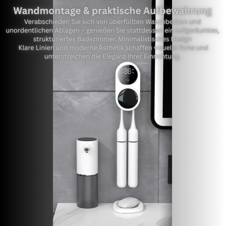 SteriBrush+ Automatischer tragbarer Zahnbürstensterilisator – UV-Desinfektion für hygienische Zahnpflege