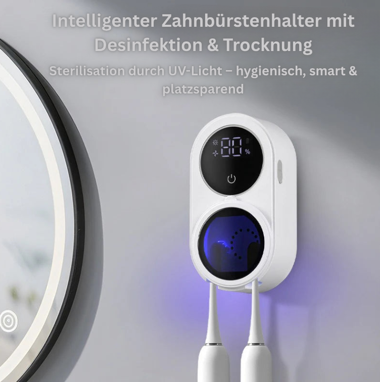 SteriBrush+ Automatischer tragbarer Zahnbürstensterilisator – UV-Desinfektion für hygienische Zahnpflege