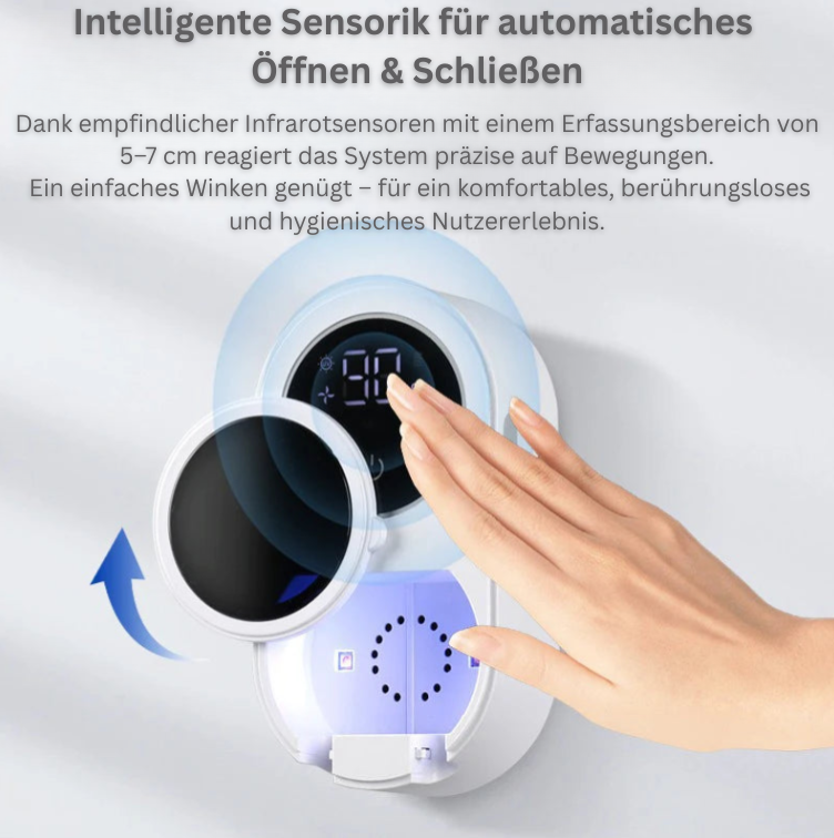 SteriBrush+ Automatischer tragbarer Zahnbürstensterilisator – UV-Desinfektion für hygienische Zahnpflege