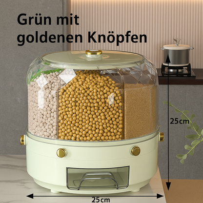 FreshTower – 360° drehbarer Aufbewahrungsspender für Ordnung & Frische