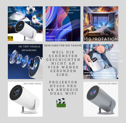 CineBeam – Mobiler 4K-Projektor für Heimkino & unterwegs