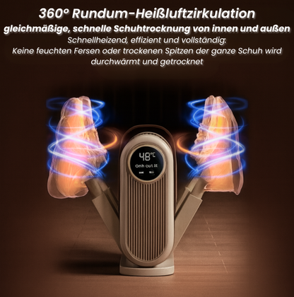 DryVibe –Elektrischer Schuhwärmer mit UV-Blaulicht für hygienische Frische