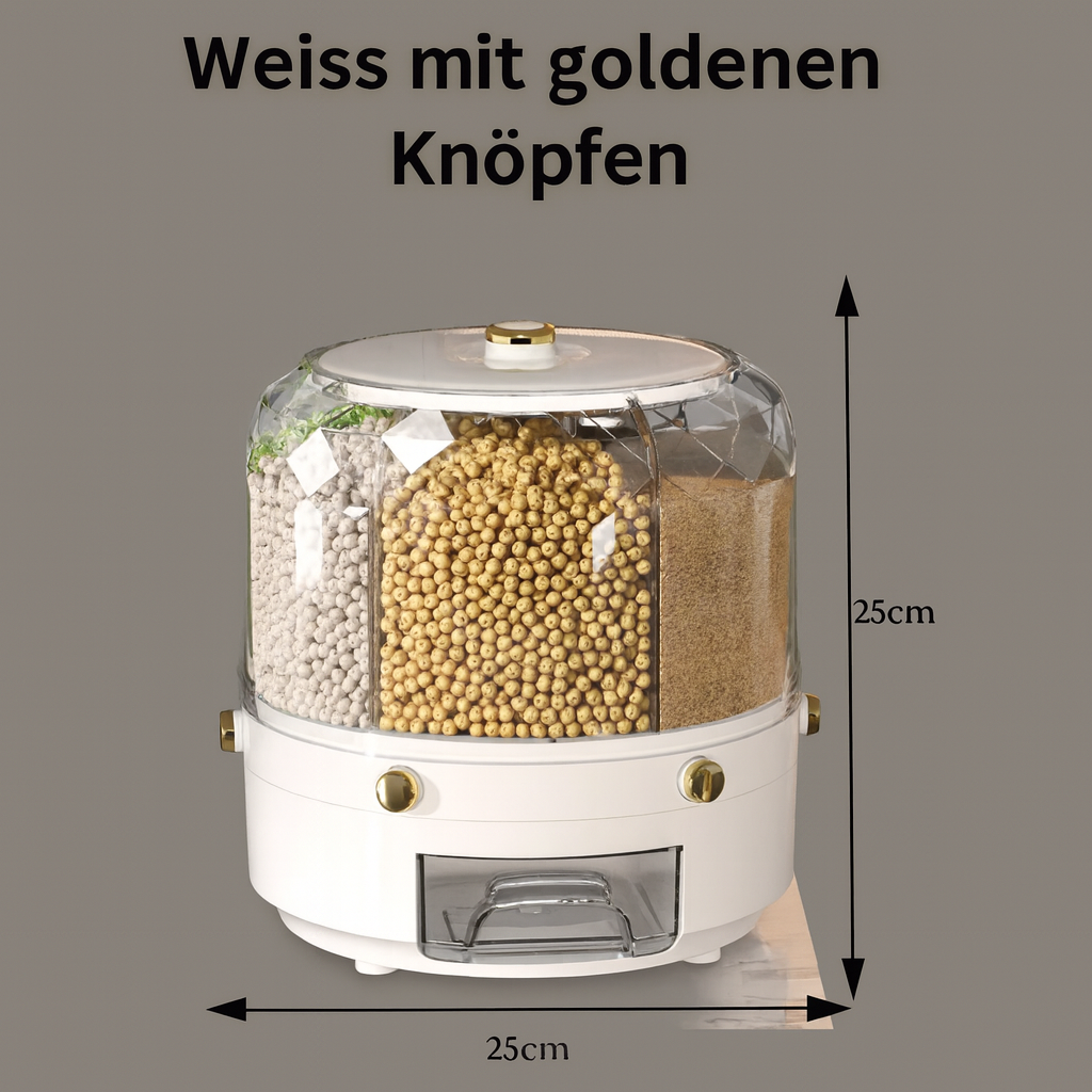 FreshTower – 360° drehbarer Aufbewahrungsspender für Ordnung & Frische