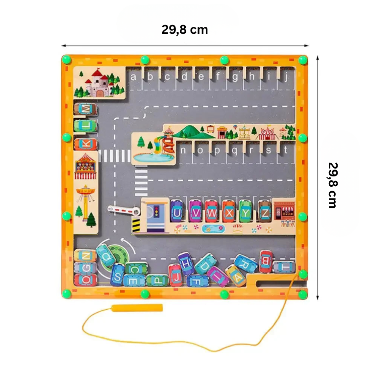 AlphaMaze – Spielerisch Buchstaben lernen & Feinmotorik fördern
