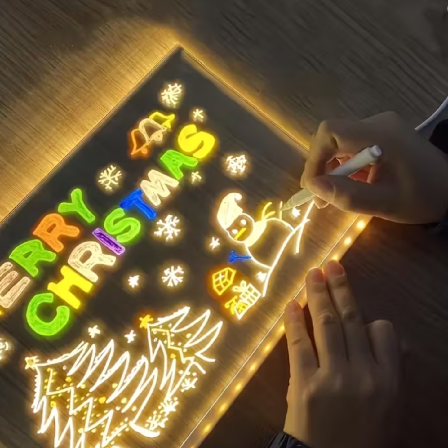 GlowPad Pro- Beleuchtete LED-Schreib- und Zeichentafel für Kinder und Erwachsene
