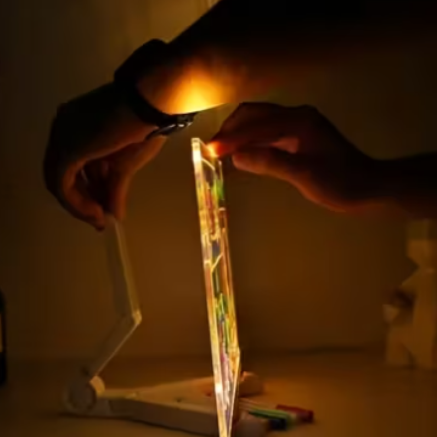 GlowPad Pro- Beleuchtete LED-Schreib- und Zeichentafel für Kinder und Erwachsene