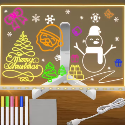 GlowPad Pro- Beleuchtete LED-Schreib- und Zeichentafel für Kinder und Erwachsene