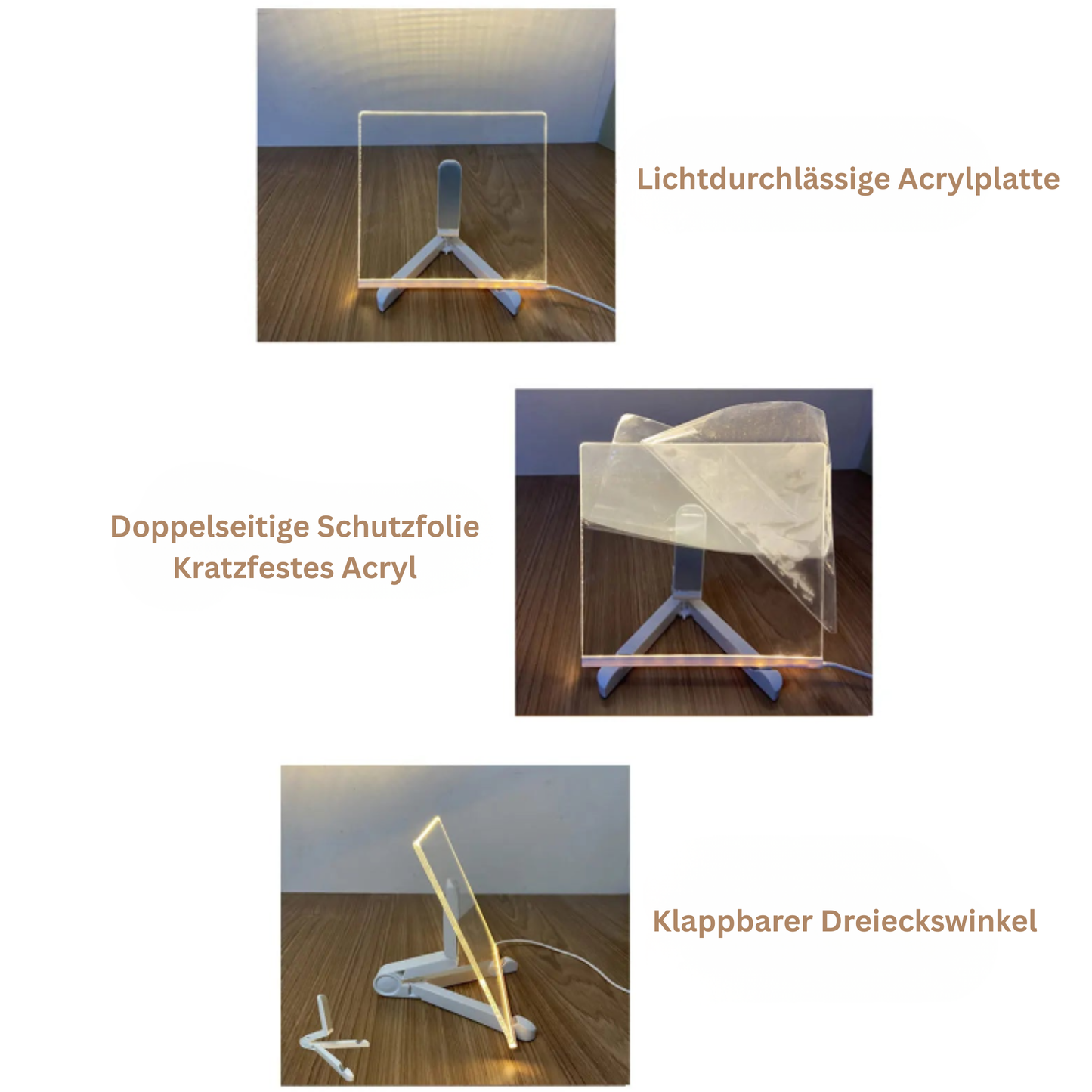 GlowPad Pro- Beleuchtete LED-Schreib- und Zeichentafel für Kinder und Erwachsene