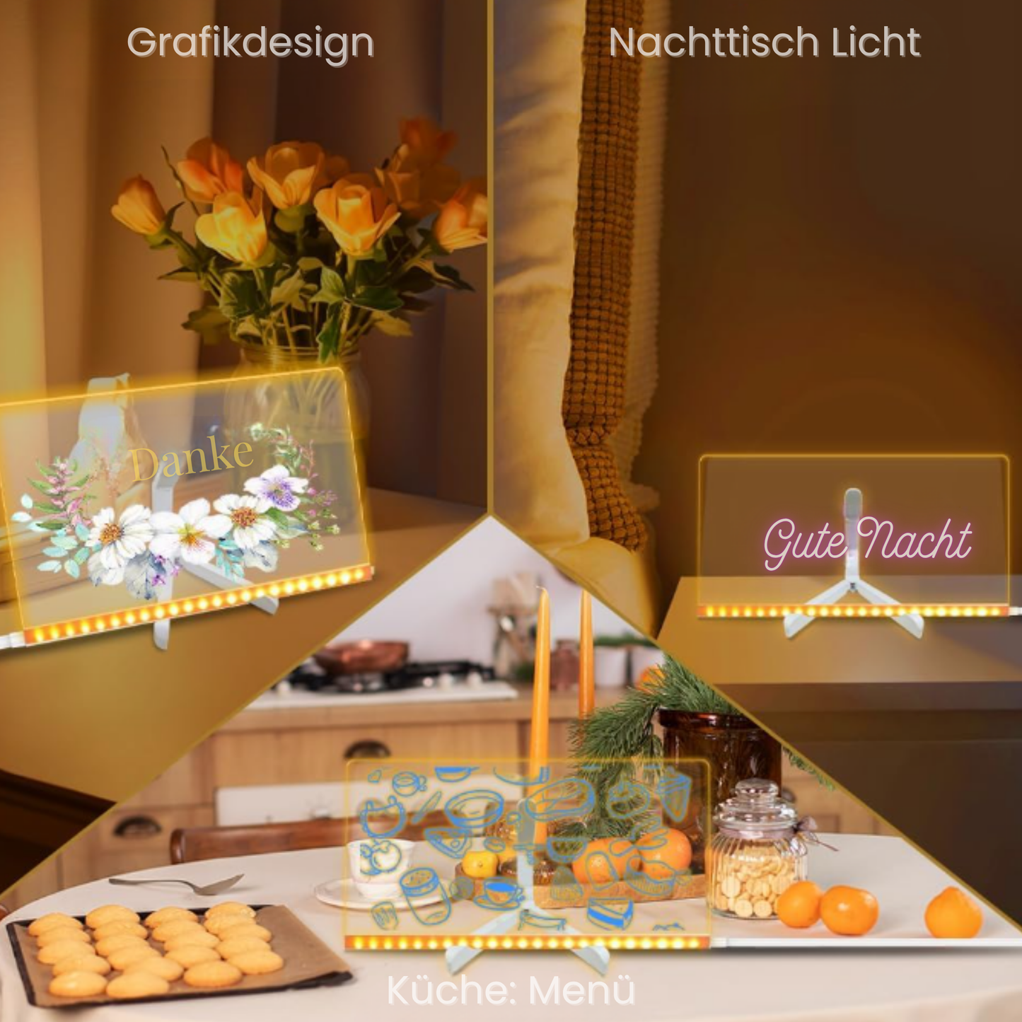 GlowPad Pro- Beleuchtete LED-Schreib- und Zeichentafel für Kinder und Erwachsene