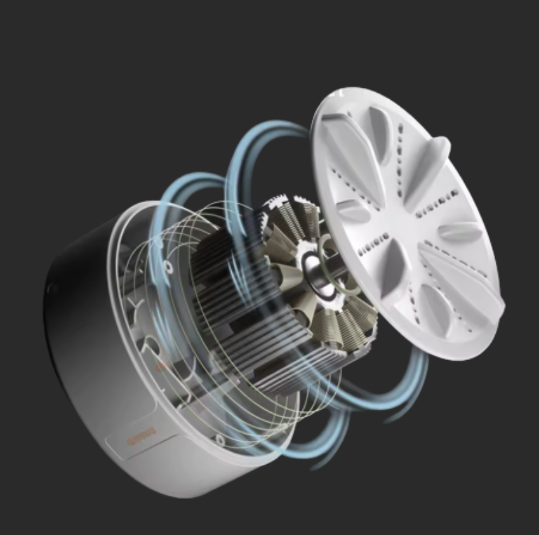 WaveWash+ – Mini-Waschmaschine mit Ultraschall- & Turbo-Technologie für hygienische Reinigung überall