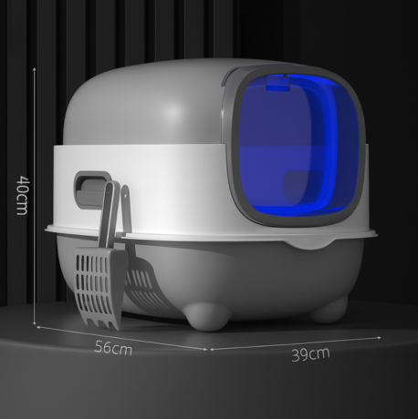 Purrify – Modernes Katzen-WC mit UV-Sterilisation für saubere & geruchsfreie Hygiene