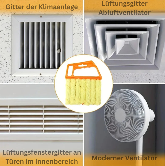 CleanSwipe – Fenster- & Jalousienbürste für schnelle, gründliche Reinigung