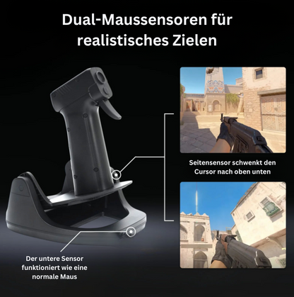 TriggerX – The Gun Gaming Maus für Zockererlebnisse – Innovative Ergonomie trifft auf präzise Steuerung