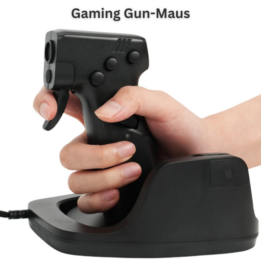 TriggerX – The Gun Gaming Maus für Zockererlebnisse – Innovative Ergonomie trifft auf präzise Steuerung