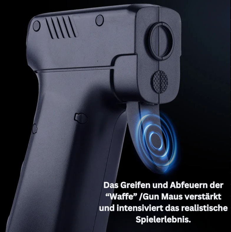 TriggerX – The Gun Gaming Maus für Zockererlebnisse – Innovative Ergonomie trifft auf präzise Steuerung