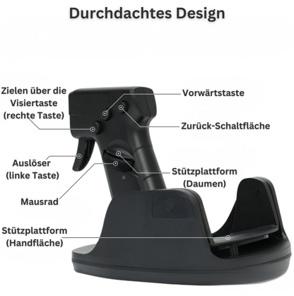 TriggerX – The Gun Gaming Maus für Zockererlebnisse – Innovative Ergonomie trifft auf präzise Steuerung
