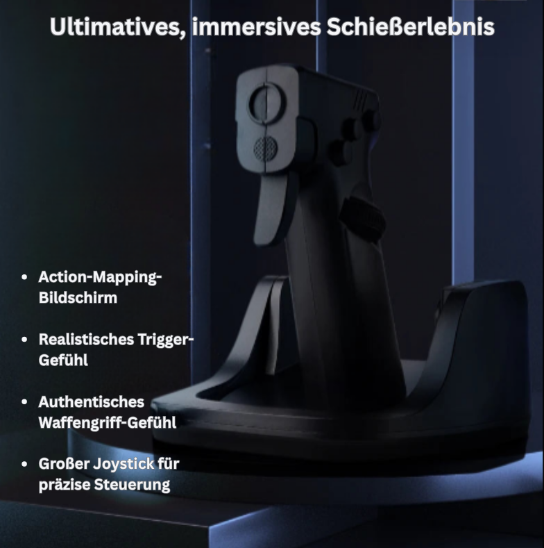 TriggerX – The Gun Gaming Maus für Zockererlebnisse – Innovative Ergonomie trifft auf präzise Steuerung