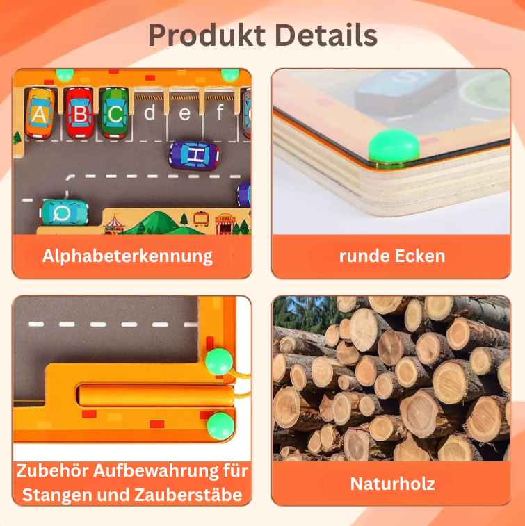 AlphaMaze – Spielerisch Buchstaben lernen & Feinmotorik fördern