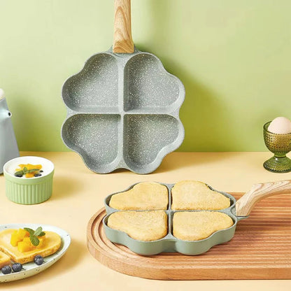 TrioPan- 3-in-1 Bratpfanne – Multifunktionale Frühstückspfanne mit 3 Unterteilungen