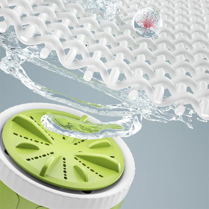 WaveWash+ – Mini-Waschmaschine mit Ultraschall- & Turbo-Technologie für hygienische Reinigung überall