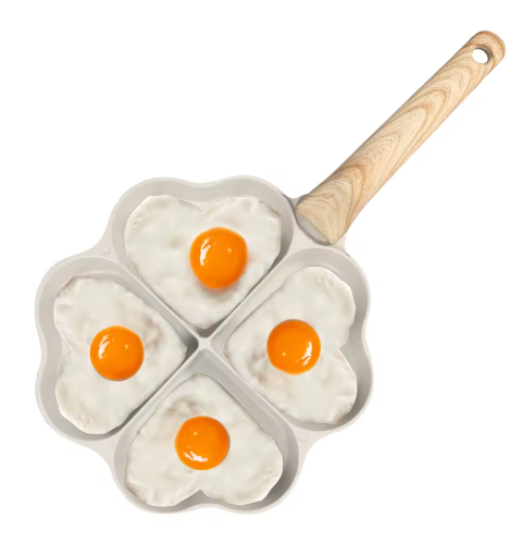 TrioPan- 3-in-1 Bratpfanne – Multifunktionale Frühstückspfanne mit 3 Unterteilungen