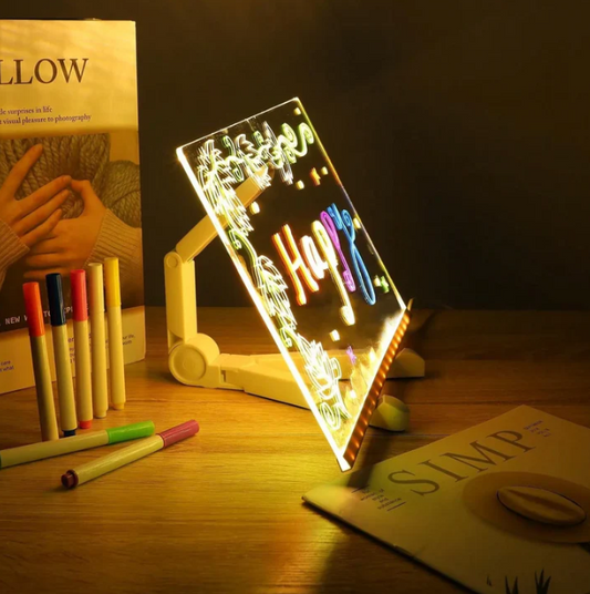 GlowPad Pro- Beleuchtete LED-Schreib- und Zeichentafel für Kinder und Erwachsene