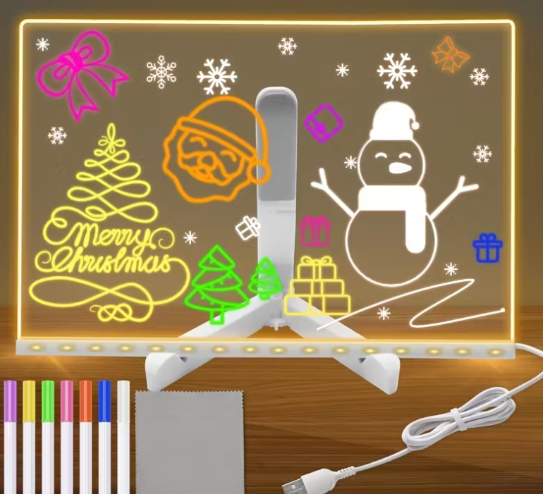 GlowPad Pro- Beleuchtete LED-Schreib- und Zeichentafel für Kinder und Erwachsene