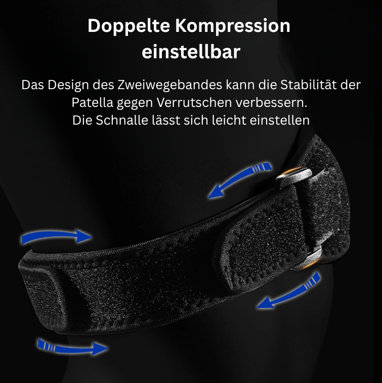 KneePro- Patella-Knieband 2er-Set – Gezielte Unterstützung für Knie & Patellasehne