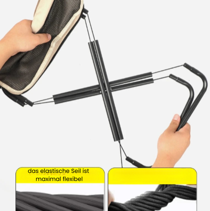 GoSeat – Klappbarer Taschenhocker für Komfort unterwegs