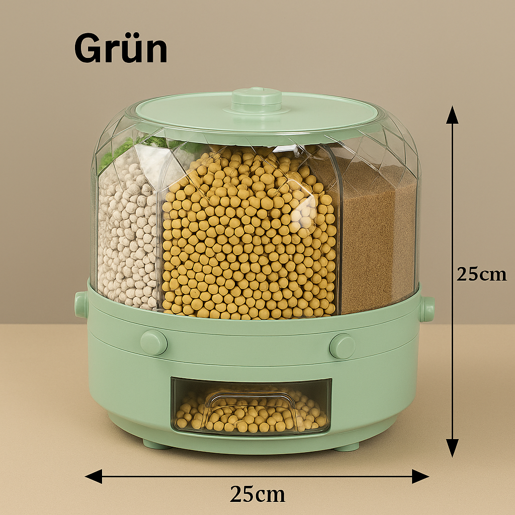 FreshTower – 360° drehbarer Aufbewahrungsspender für Ordnung & Frische