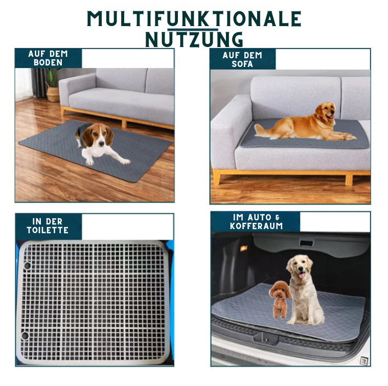 EcoPaw+ Waschbare Hundeurin-Matte – Nachhaltiger Schutz für Böden & einfache Reinigung