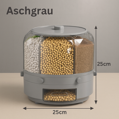 FreshTower – 360° drehbarer Aufbewahrungsspender für Ordnung & Frische