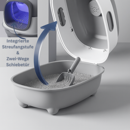 Purrify – Modernes Katzen-WC mit UV-Sterilisation für saubere & geruchsfreie Hygiene