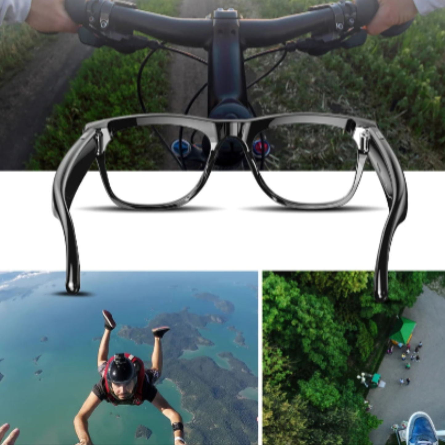 AirVision Pro – AI Smart Glasses - Fotochromische AR-Brille mit Kamera, KI-Übersetzung & Bluetooth-Audio