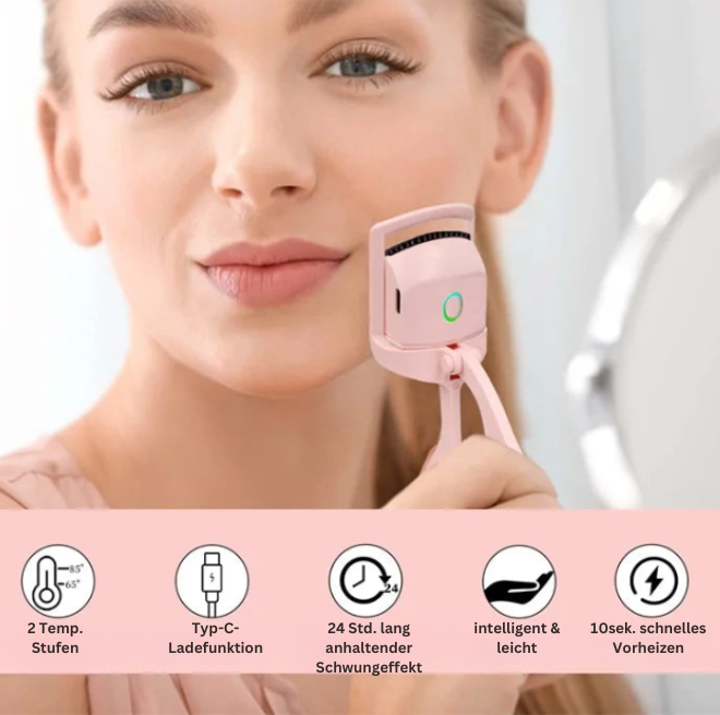 LashLift Pro – Elektrische, beheizbare Wimpernzange für langanhaltenden Schwung