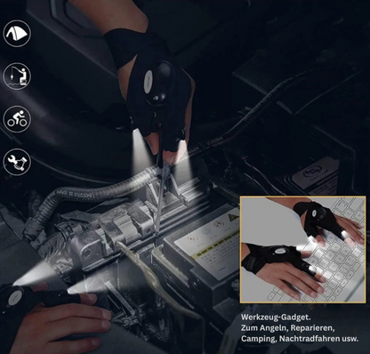LEDHands – Fingerlose Handschuhe mit integrierter LED-Beleuchtung